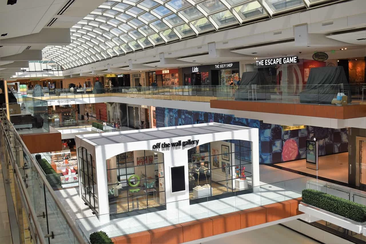The Beautiful Business Centre of the Galleria in Abu Dhabi