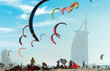 The Beautiful Kite Beach of Dubai