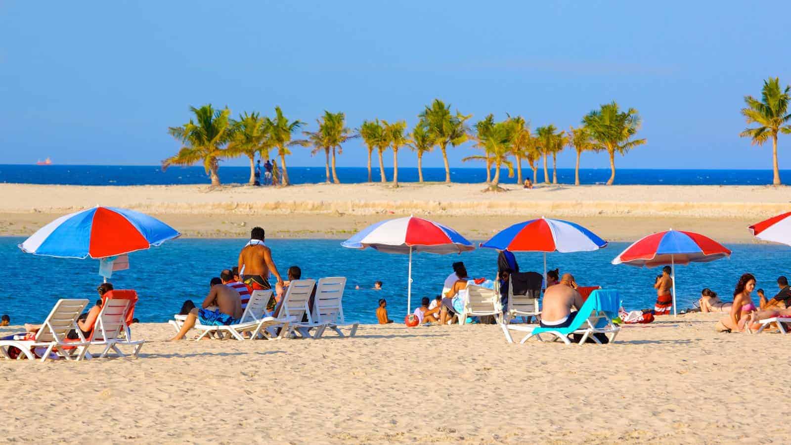 Al Mamzar Park Beach Relaxation