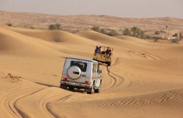 desert safari in jeep